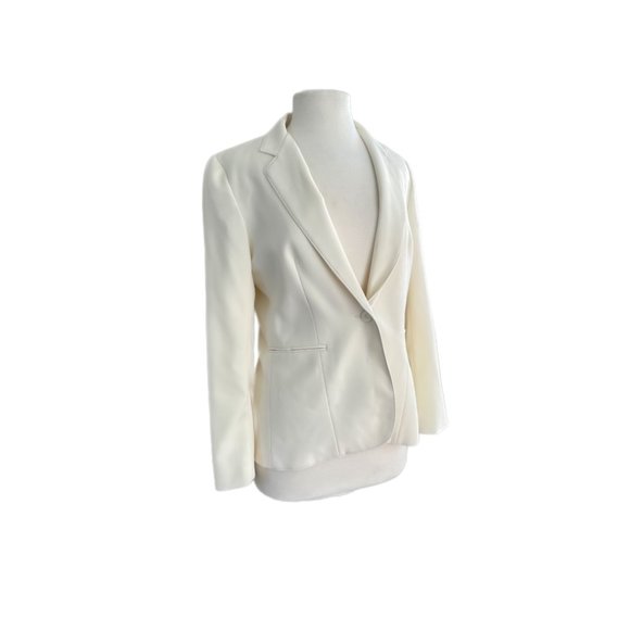 Vintage 70's Levi's Bend Over Off White Blazer | Size 12 - Picture 2 of 9